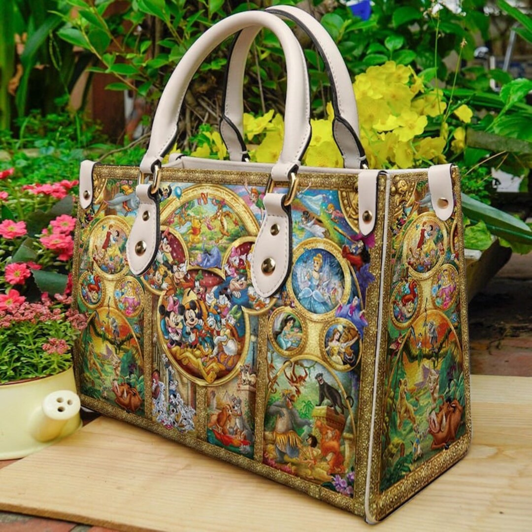Vintage Mickey Leather Handbag,mickey Handbag,love Disney,disney ...