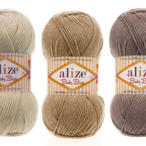 Filato Alize Baby Best filato di bambù Filato di canna indiano аnti-pilling filato аnti-pilling filato acrilico filato per bambini novità filato per bambini
