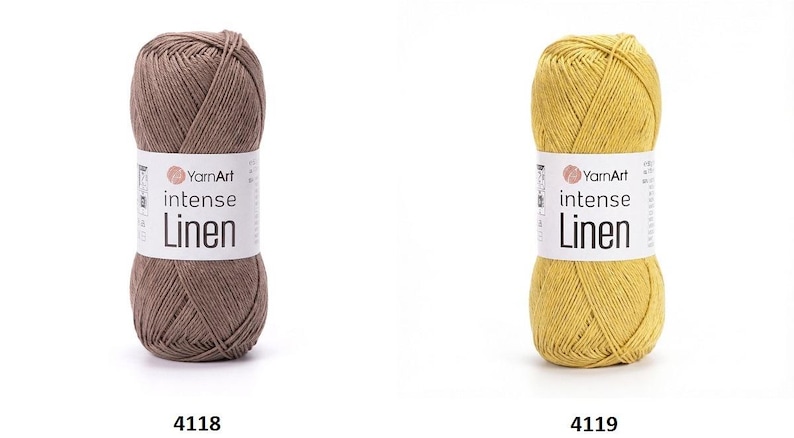 Yarn Intense Linen YarnArt garn linnegarn linneviskosmixgarn lingarn viskosgarn linnetråd linnefiber linnesnöre viskos bild 12