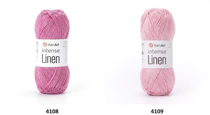 Yarn Intense Linen YarnArt garn linnegarn linneviskosmixgarn lingarn viskosgarn linnetråd linnefiber linnesnöre viskos bild 7