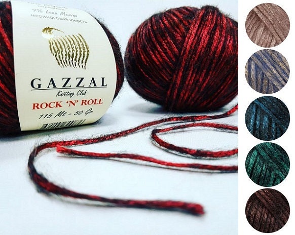 Gazzal Rock N Roll, Knitting Yarn