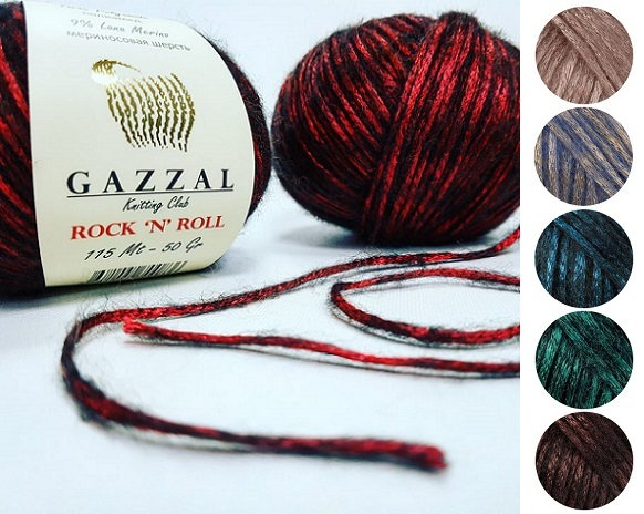 Gazzal Rock N Roll, Knitting Yarn