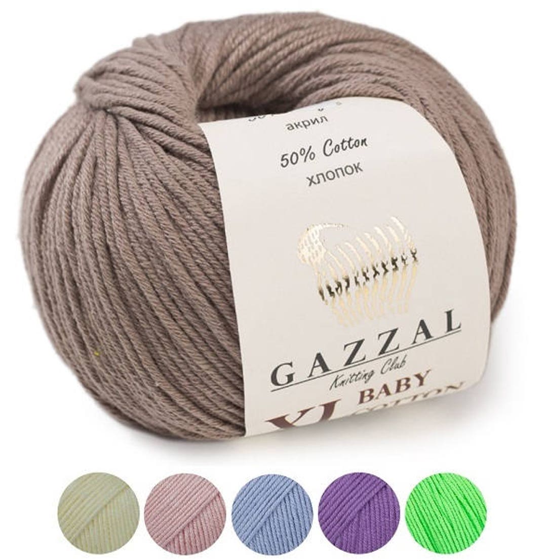 Yarn Gazzal Baby Cotton XL Yarn Baby Yarn Thick Yarn Very Etsy