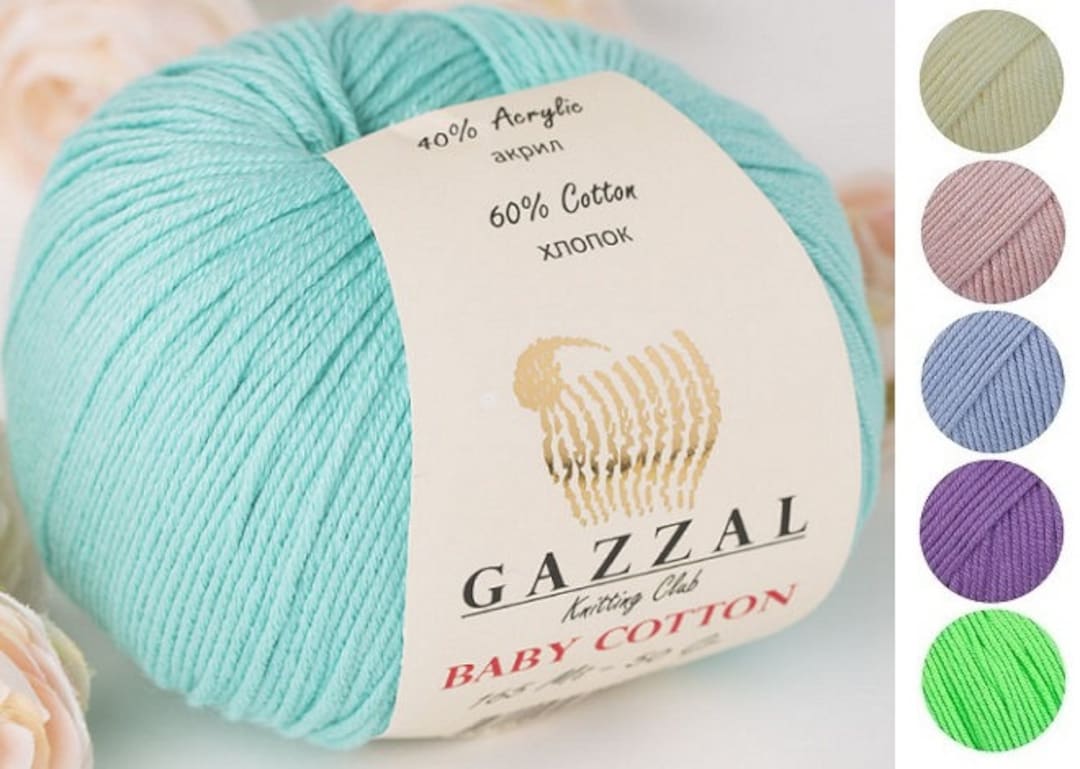 Yarn Gazzal Baby Cotton Yarn Baby Yarn Cotton Thread Cotton String