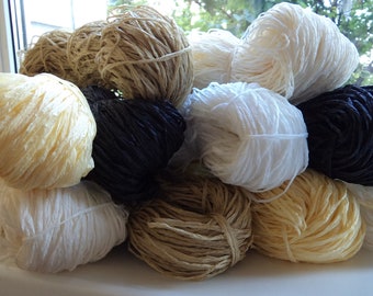 Yarn Raffia Natural yarn 50g 100% cellulose yarn natural raffia straw yarn thatch yarn haulm yarn  tape yarn lace yarn ribbon yarn paper