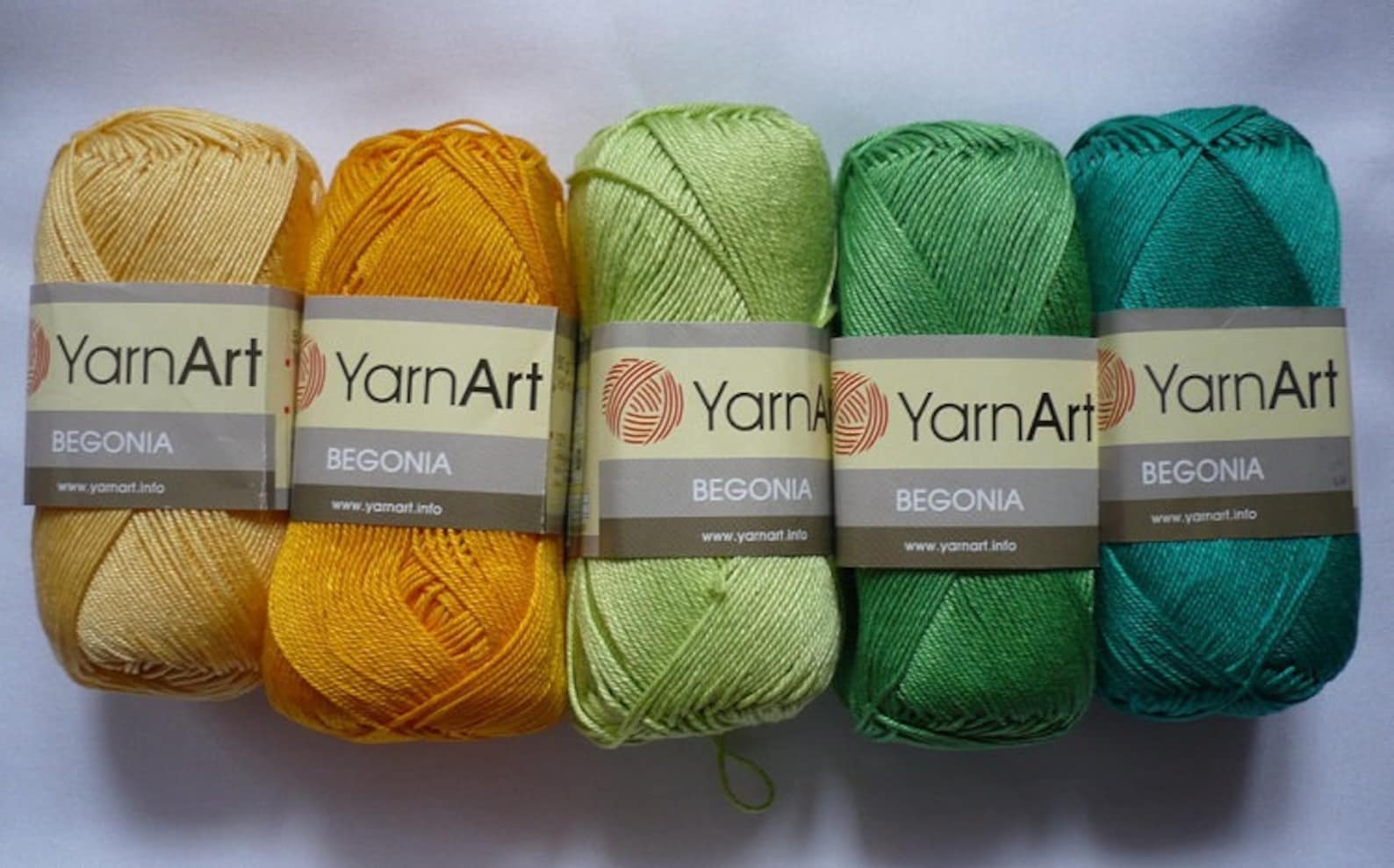 Yarn Yarnart Begonia 100% Cotton Yarn Mercerized Cotton - Etsy