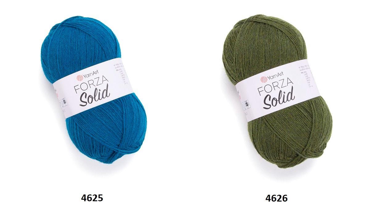 Y.A.R.N. サーマル　値下げ可 Yarn Forza Solid Yarnart Sock Yarn Toe Yarn Foot Yarn Ethno Yarn