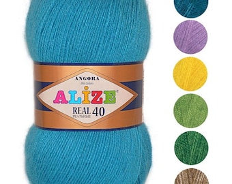 Garen Alize Angora Real 40 wol garen wol angora garen acryl garen Turks garen haakgaren angora wol garen wol draad wintergaren