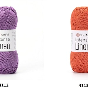 Yarn Intense Linen YarnArt garn linnegarn linneviskosmixgarn lingarn viskosgarn linnetråd linnefiber linnesnöre viskos bild 9