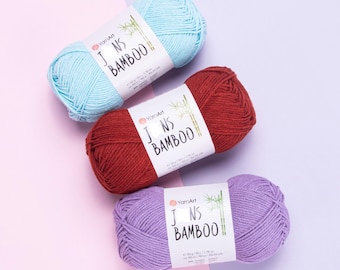 Yarn YarnArt J-ns Bamboo YarnArt yarn bamboo yarn cotton thread acrylic yarn crochet bamboo knitting bamboo string bamboo fiber classic yarn