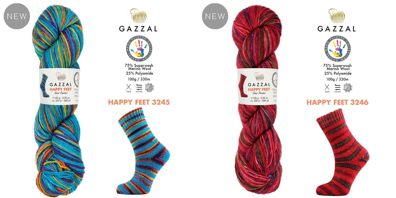 Yarn Gazzal Happy Feet Yarn Sock Yarn Wool Yarn Ethno Yarn Wool