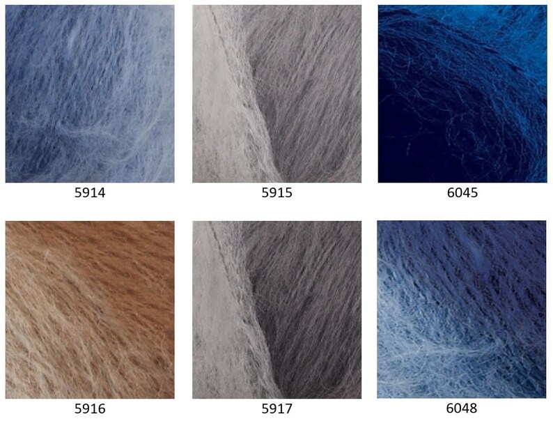 Yarn Alize Naturale wool yarn mohair yarn long-haired mohair yarn wool blend yarn angora yarn mohair thread mohair fiber mohair classic image 10