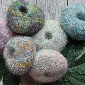 Yarn Kidsilk Belissimo Print Kid Mohair Silk Yarn Batik