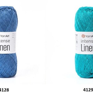 Yarn Intense Linen YarnArt garn linnegarn linneviskosmixgarn lingarn viskosgarn linnetråd linnefiber linnesnöre viskos bild 17