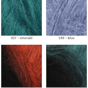 Yarn Alize Naturale wool yarn mohair yarn long-haired mohair yarn wool blend yarn angora yarn mohair thread mohair fiber mohair classic image 8