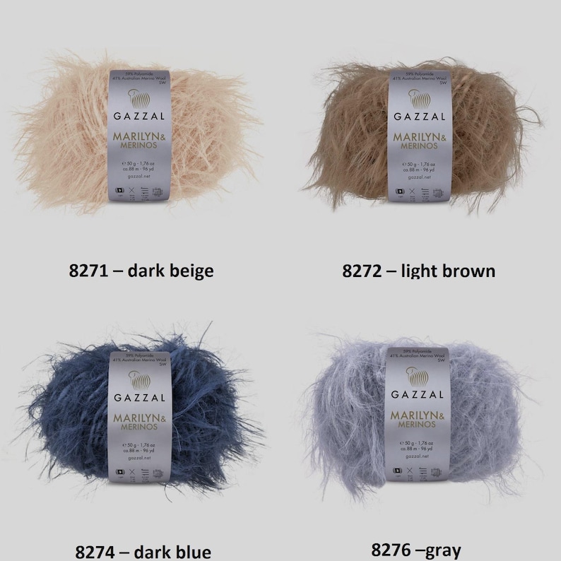 PATIKIL Bontgaren – 100 Gram Pluizig Polyester Garen, 64 Meter, Donkerlichtpaars, Ideaal Voor Haken En Breien