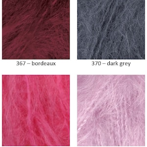 Yarn Alize Naturale wool yarn mohair yarn long-haired mohair yarn wool blend yarn angora yarn mohair thread mohair fiber mohair classic image 6