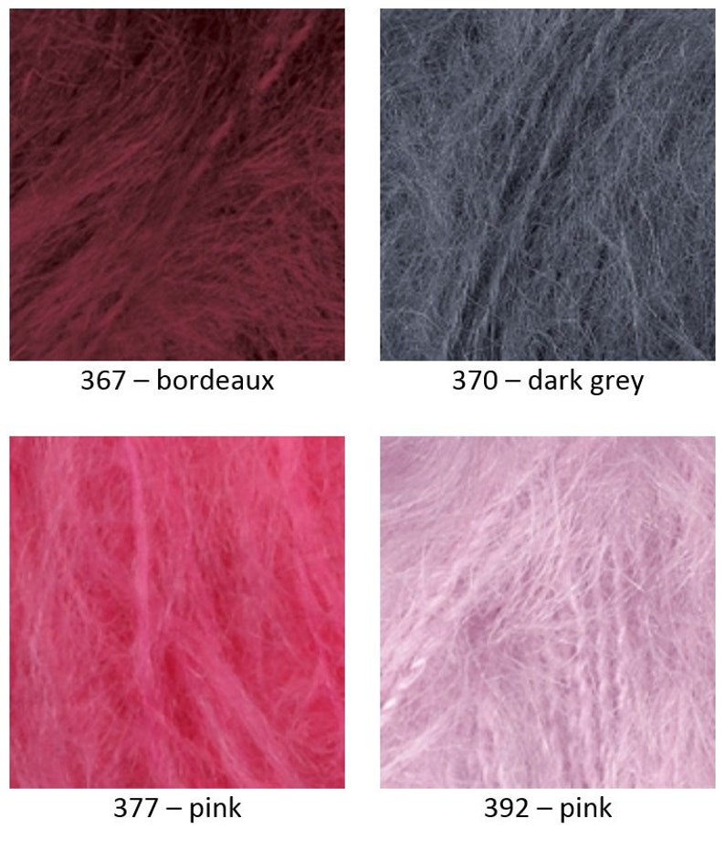 Yarn Alize Naturale wool yarn mohair yarn long-haired mohair yarn wool blend yarn angora yarn mohair thread mohair fiber mohair classic image 6