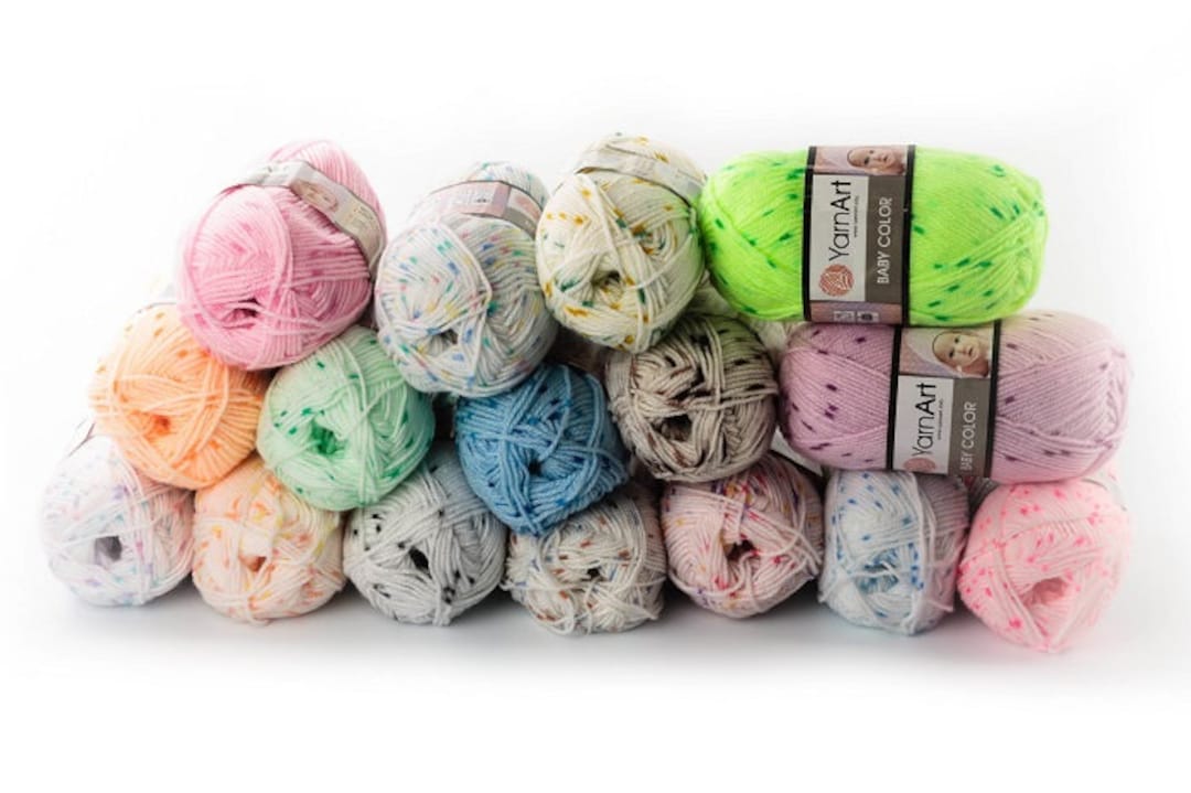 Yarn Yarnart Baby Color Yarn Bebe Yarn Children's Yarn Batik Yarn Tweed