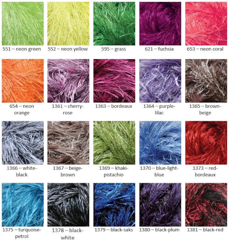 Yarn Alize Decofur Yarn Faux Fur Yarn Long Eyelash Yarn Fun Etsy