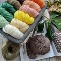 100% linen yarn natural linen flax yarn eco-friendly yarn crochet linen yarn linen thread eco yarn organic yarn ethno yarn linen string product logo