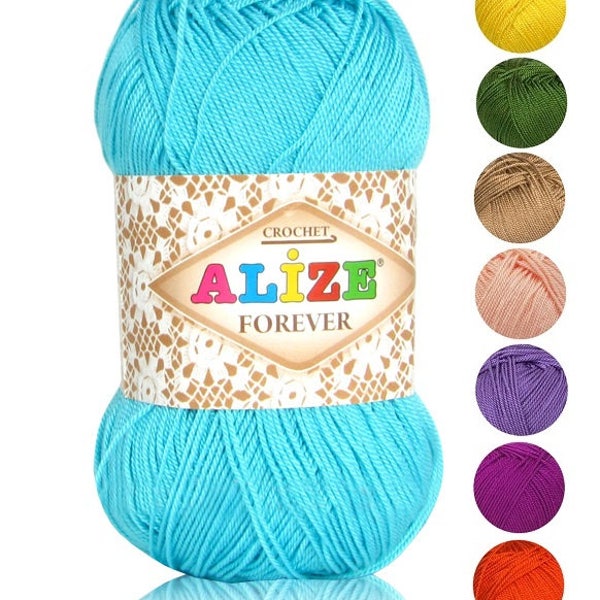 Yarn Alize Forever yarn 100% microfiber yarn acrylic yarn hypoallergenic yarn microfiber thread acrylic thread summery yarn microfiber