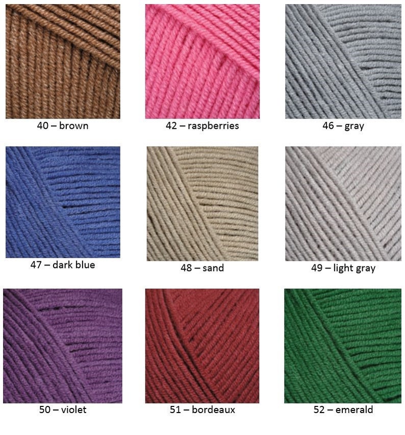 Yarn Yarnart Jeans Yarn Cotton Yarn Cotton Thread Acrylic Yarn Etsy