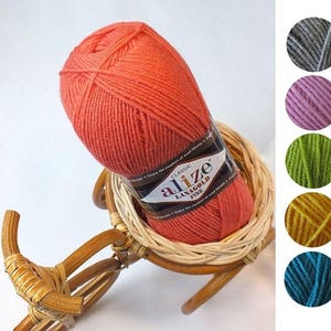 Yarn Alize Lana Gold fine yarn Alize Lanagold fine yarn wool blend yarn wool yarn angora yarn acrylic yarn goat yarn goat fur yarn Angora