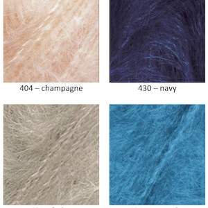 Yarn Alize Naturale wool yarn mohair yarn long-haired mohair yarn wool blend yarn angora yarn mohair thread mohair fiber mohair classic image 7