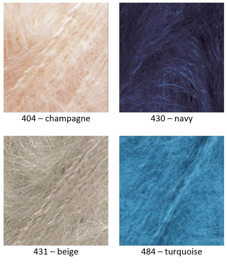 Yarn Alize Naturale wool yarn mohair yarn long-haired mohair yarn wool blend yarn angora yarn mohair thread mohair fiber mohair classic image 7