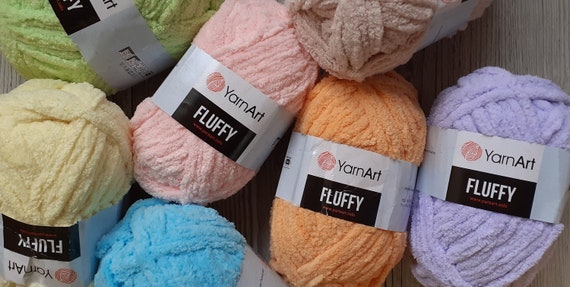 Cute Little Love Fluffy Yarn - Felt Simulated Yarn – madebymashumaro