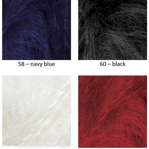 Yarn Alize Naturale wool yarn mohair yarn long-haired mohair yarn wool blend yarn angora yarn mohair thread mohair fiber mohair classic image 3