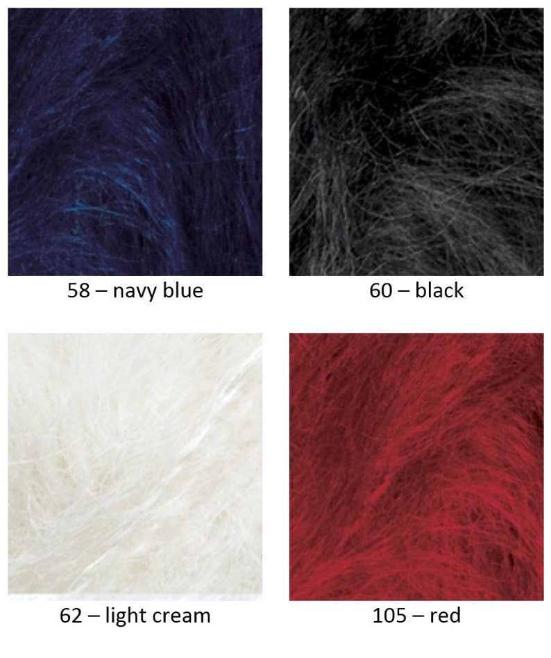 Yarn Alize Naturale wool yarn mohair yarn long-haired mohair yarn wool blend yarn angora yarn mohair thread mohair fiber mohair classic image 3
