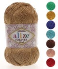 Yarn Alize Forever simli yarn 100% microfiber yarn glitter yarn microfiber thread metallic yarn lurex thread lurex yarn metallized yarn product logo