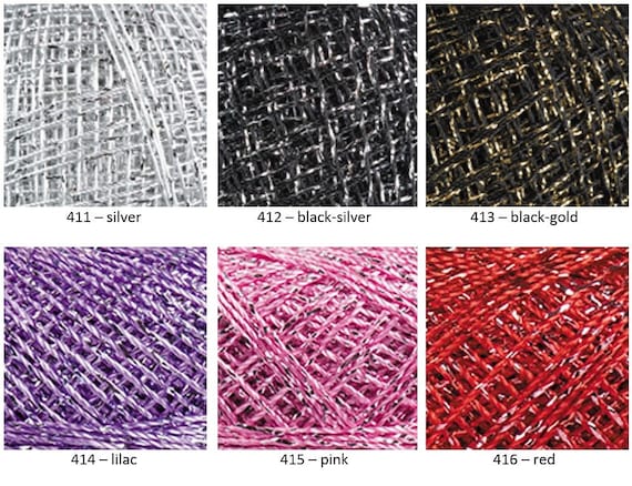 24AW 'Y.A.R.N.' エルテレサ Amazon.com: Yarnart Camellia Metallic Shimmer Fine Yarn - 70