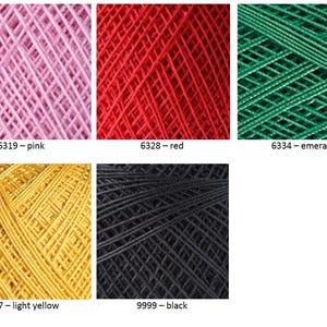 Yarn YarnArt Canarias yarn 100% cotton yarn mercerized cotton sling necklace yarn hardanger embroidery yarn amigurumi thread crochet cotton image 5