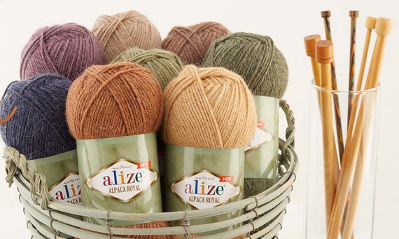 Yarn Alize Alpaca Royal new wool alpaca yarn wool knitting yarn crochet yarn alpaca wool yarn wool thread сlassic yarn acrylic yarn Turkish