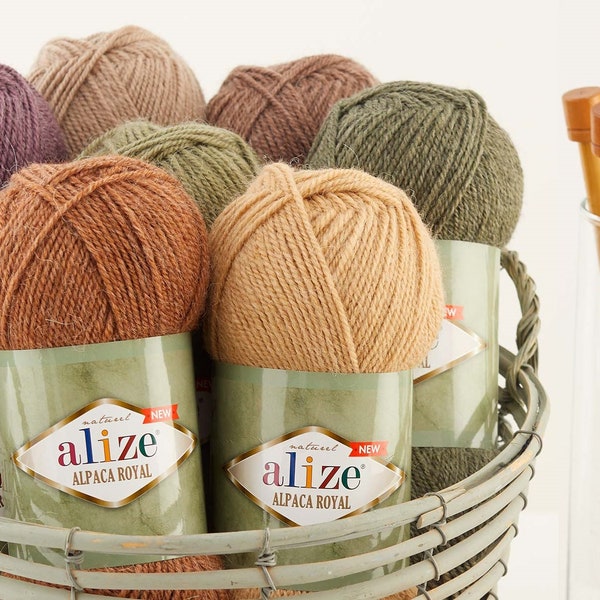 Yarn Alize Alpaca Royal new wool alpaca yarn wool knitting yarn crochet yarn alpaca wool yarn wool thread сlassic yarn acrylic yarn Turkish