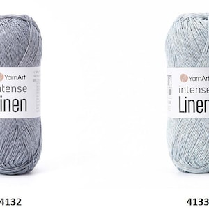 Yarn Intense Linen YarnArt garn linnegarn linneviskosmixgarn lingarn viskosgarn linnetråd linnefiber linnesnöre viskos bild 19