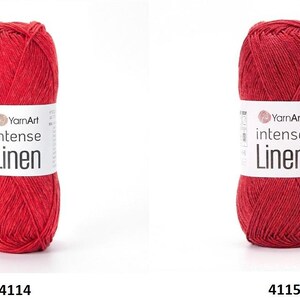 Yarn Intense Linen YarnArt garn linnegarn linneviskosmixgarn lingarn viskosgarn linnetråd linnefiber linnesnöre viskos bild 10