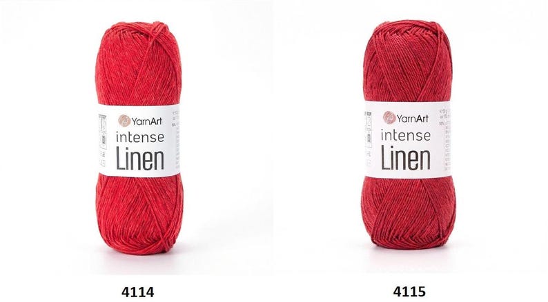 Yarn Intense Linen YarnArt garn linnegarn linneviskosmixgarn lingarn viskosgarn linnetråd linnefiber linnesnöre viskos bild 10
