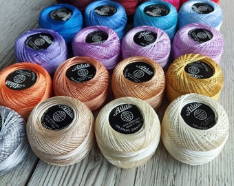 Fil Atlas fil de soie fil de viscose fil de crochet fil de viscose soie brillant fil brillant fil brillant Gazzal Princess fil Tulip Yarnart