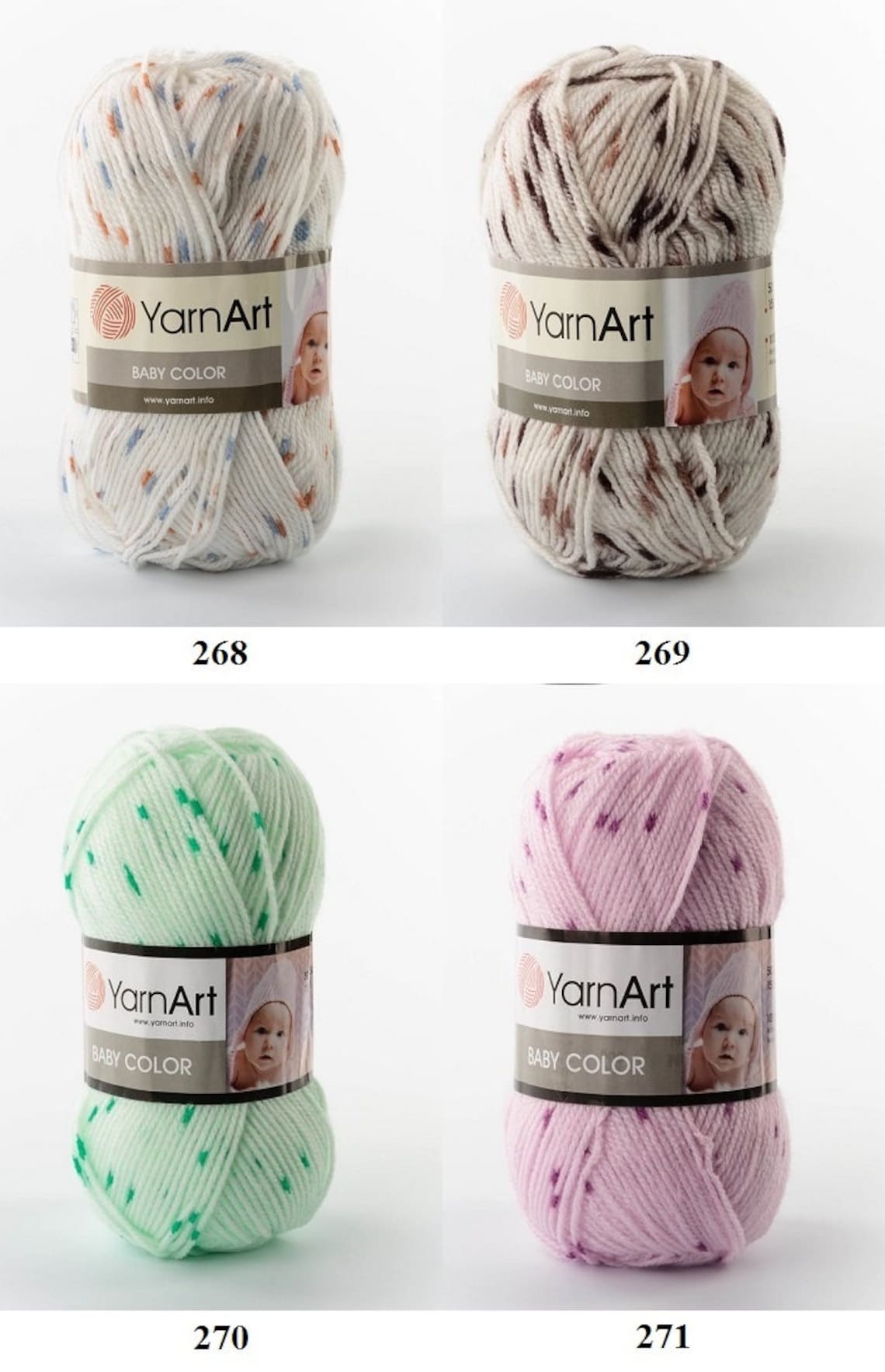 Yarn Yarnart Baby Color Yarn Bebe Yarn Children's Yarn - Etsy Canada