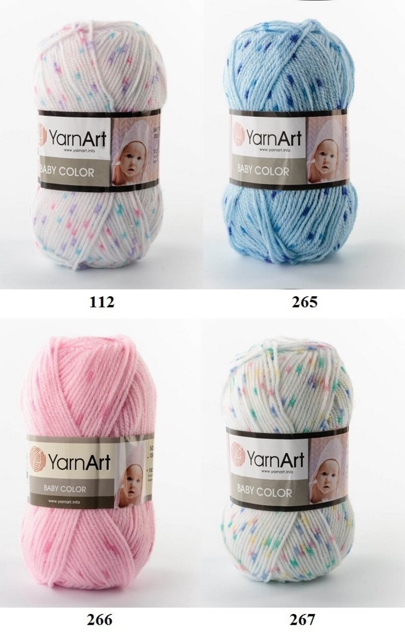 Yarn Yarnart Baby Color Yarn Bebe Yarn Children's Yarn - Etsy Canada