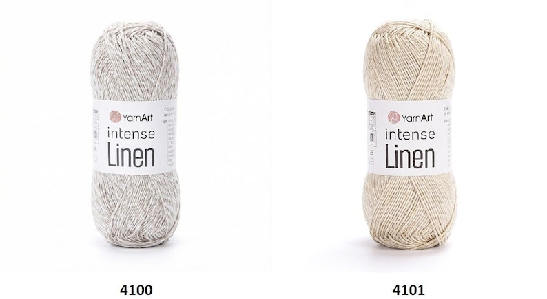 Yarn Intense Linen YarnArt garn linnegarn linneviskosmixgarn lingarn viskosgarn linnetråd linnefiber linnesnöre viskos bild 3