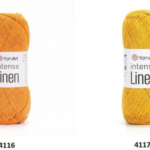 Yarn Intense Linen YarnArt garn linnegarn linneviskosmixgarn lingarn viskosgarn linnetråd linnefiber linnesnöre viskos bild 11