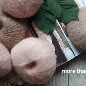 Yarn Soft Dream 64colors yarn kid mohair silk yarn Kid Royal Silk yarn кid silk yarn wool blend yarn gentle yarn yarn Drops kid mohair silk