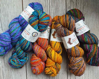 Yarn Gazzal Happy Feet yarn sock yarn wool yarn ethno yarn wool blend yarn multicolor yarn batik yarn super wash yarn colorful yarn rainbow