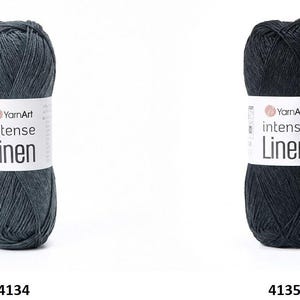 Yarn Intense Linen YarnArt garn linnegarn linneviskosmixgarn lingarn viskosgarn linnetråd linnefiber linnesnöre viskos bild 20