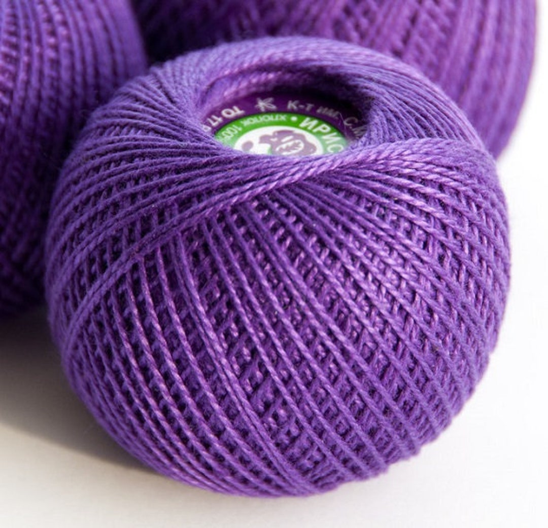 Yarn Iris Yarn 100 Cotton Yarn Mercerized Cotton Yarn Crochet Sling